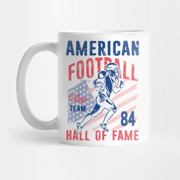 American Football Hall of Fame , Collage Football by CoolTees